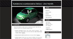 Desktop Screenshot of liborhamsik.cz